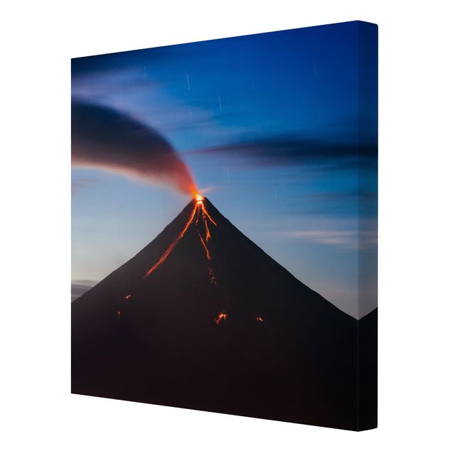 Leinwandbild - Vulkan - Quadrat 1:1