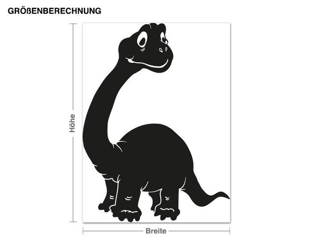 Dino Wandtattoo Brachiosaurus