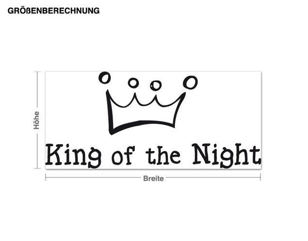 Wandtattoo Sprüche Night-King