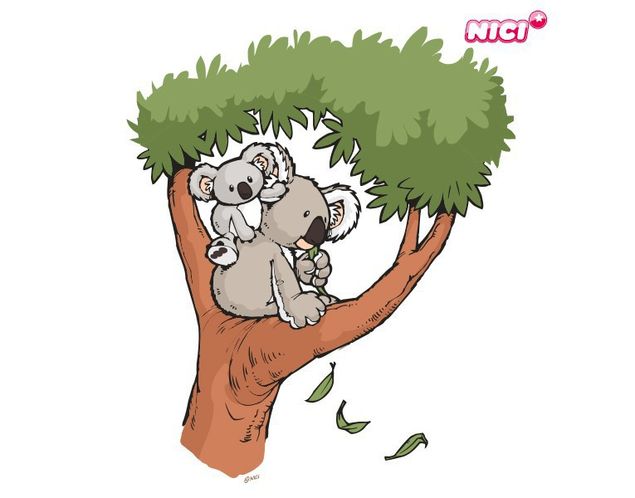 Wandtattoo Zoo NICI - Wild Friends Koala Joey