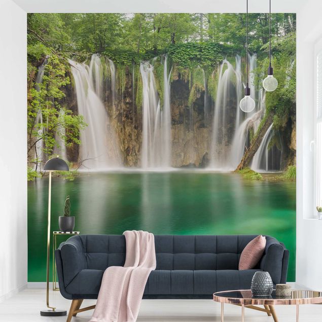 Design Tapeten Wasserfall Plitvicer Seen