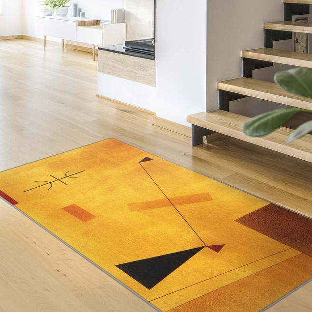 Teppich gelb Wassily Kandinsky - Außer Gewicht