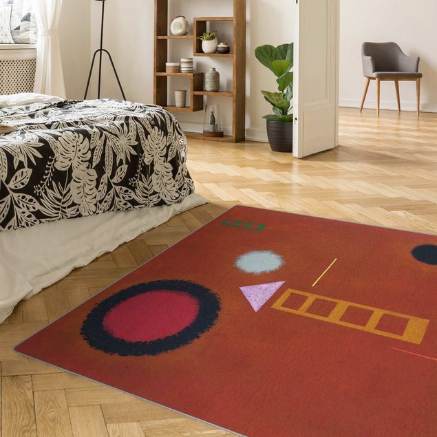 Teppich braun Wassily Kandinsky - Beruhigt
