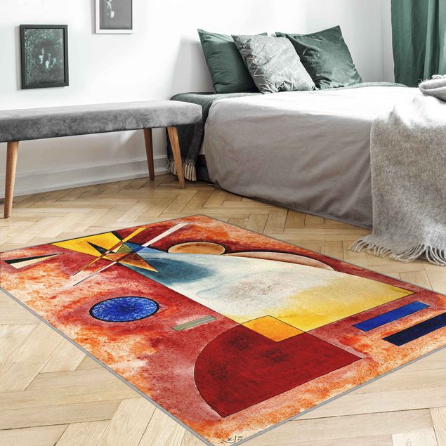 Teppich rot Wassily Kandinsky - Ineinander