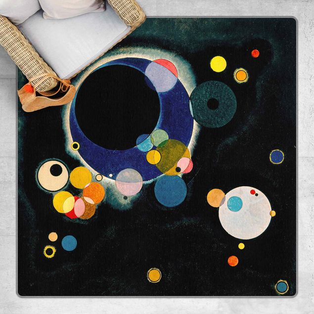 Moderne Teppiche Wassily Kandinsky - Skizze Kreise
