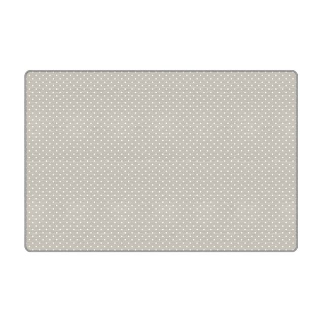 Teppich - Weiße Punkte auf Grau