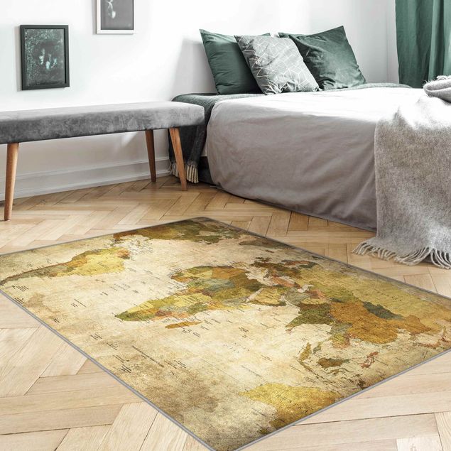 Teppiche groß Weltkarte