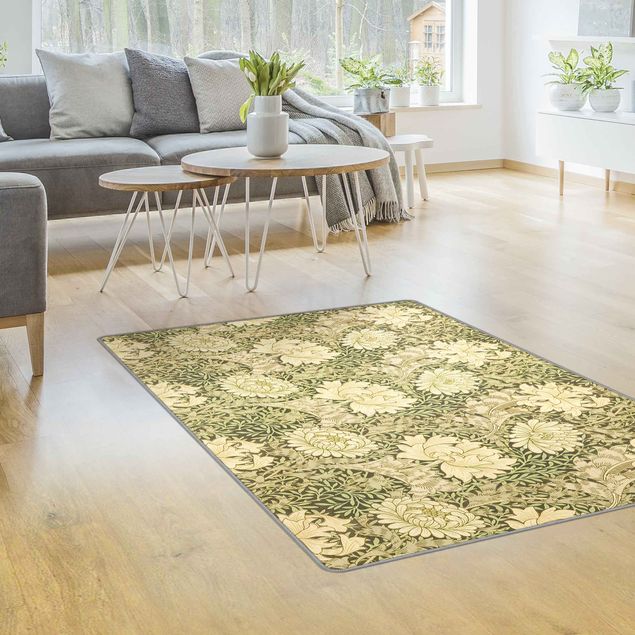 Moderne Teppiche William Morris Muster - Große Blüten
