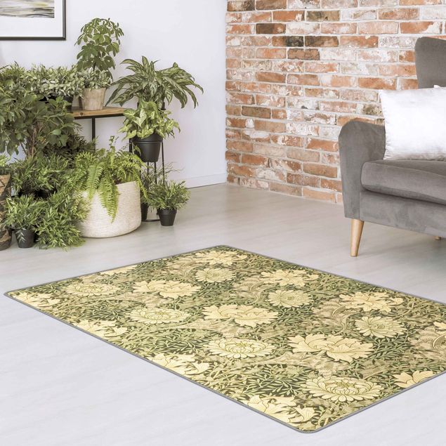 Teppich - William Morris Muster - Große Blüten