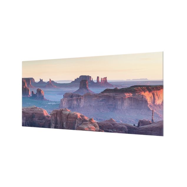 Spritzschutz - Sonnenaufgang in Arizona - Querformat 2:1