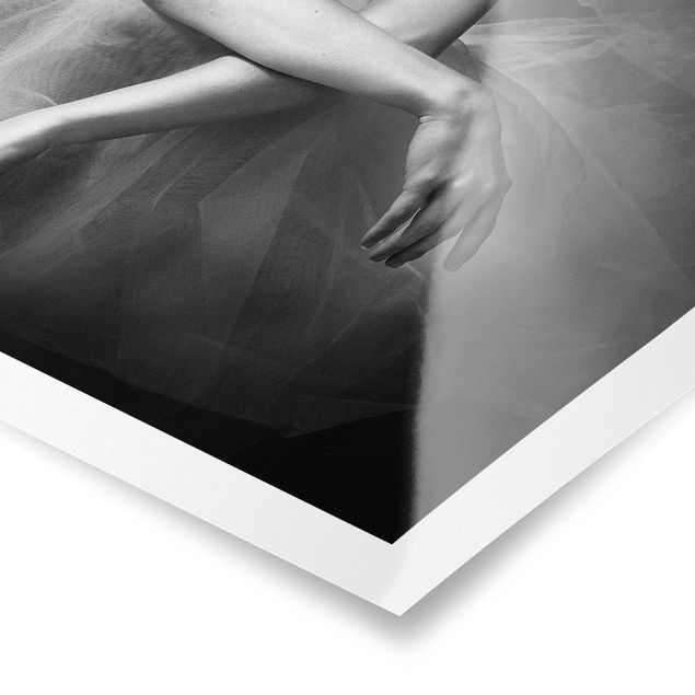 Poster - Die Hände einer Ballerina - Querformat 3:4