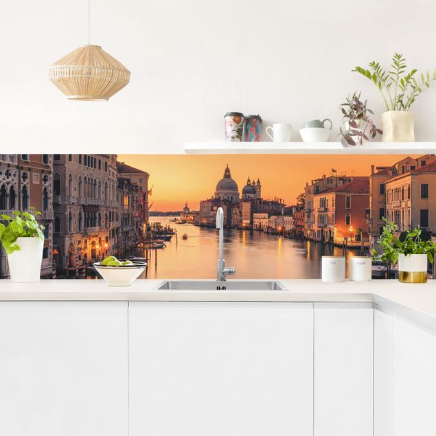 Küche Wandpaneel Goldenes Venedig