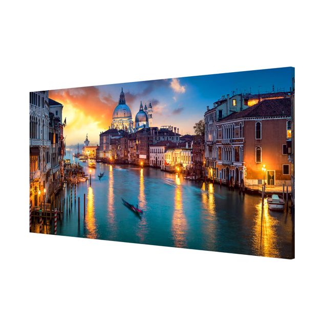 Magnettafel - Sunset in Venice - Panorama Querformat