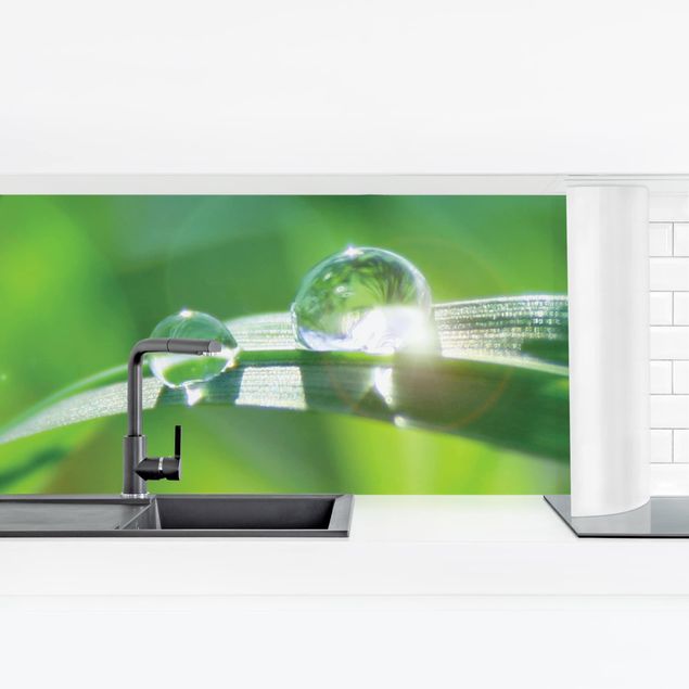 Küchenrückwand selbstklebend Green Ambiance II