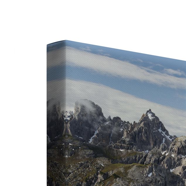 Leinwandbild 2-teilig - Italienische Alpen - Quadrate 1:1