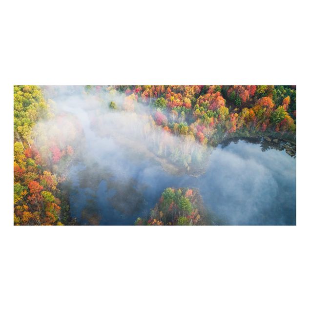 Küchenspritzschutz Luftbild - Herbst Symphonie