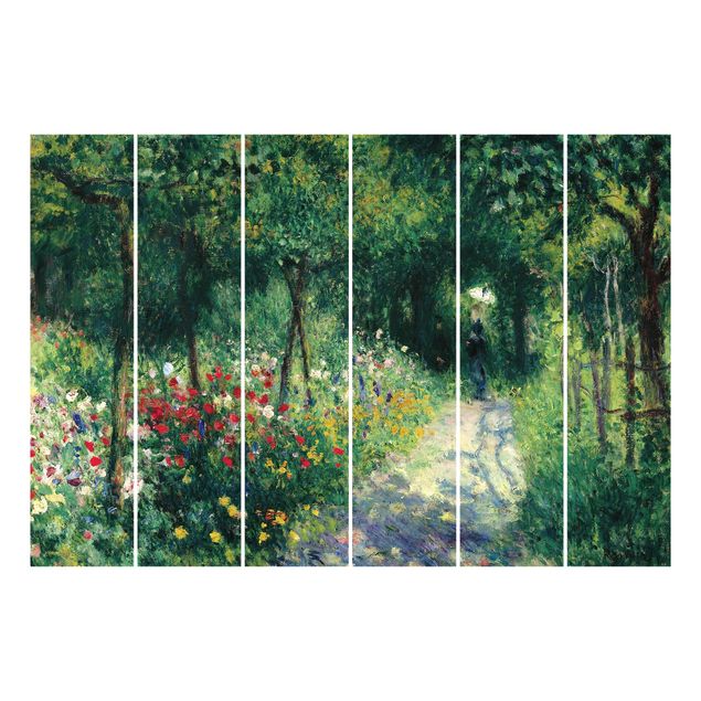 Schiebegardinen Set - Auguste Renoir - Frauen im Garten - 6 Flächenvorhänge