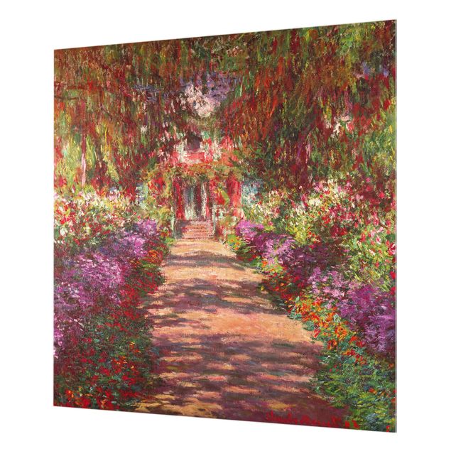 Monet Bilder Claude Monet - Weg in Monets Garten in Giverny