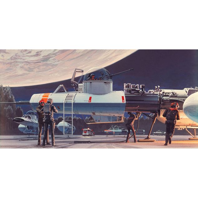 Disney Kindertapete - Star Wars Classic RMQ Yavin Hangar - Komar Fototapete