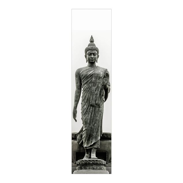 Schiebegardinen Set - Buddha Statue - Flächenvorhänge