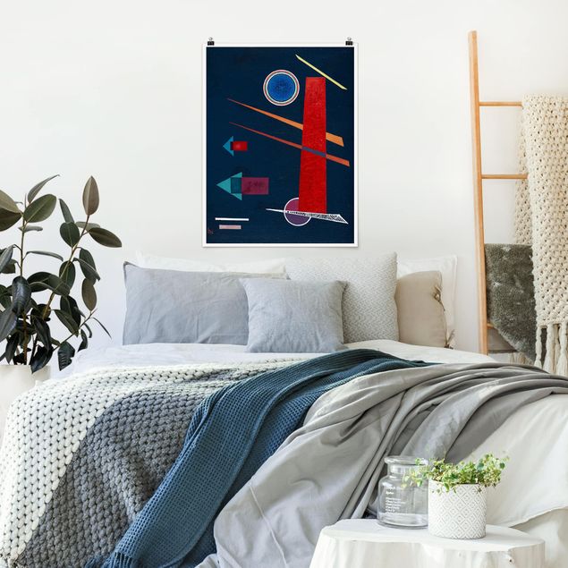 XXL Poster Wassily Kandinsky - Mächtiges Rot