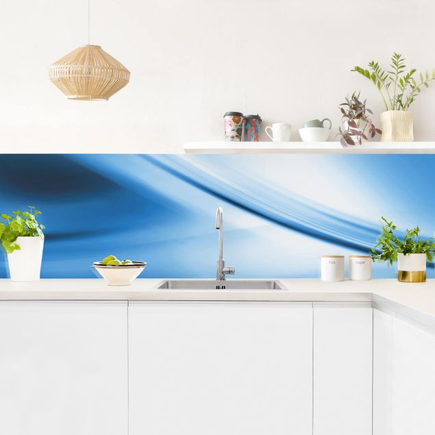 Wandpaneele Küche Deep Blue Heaven