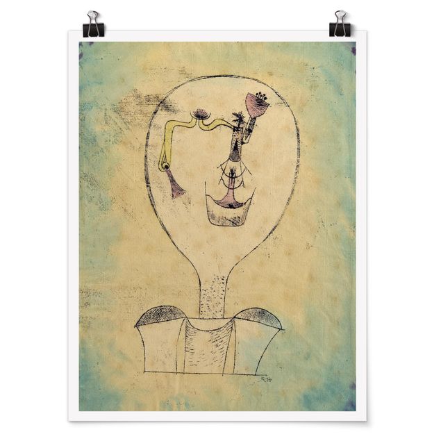 Moderne Poster Paul Klee - Die Knospe