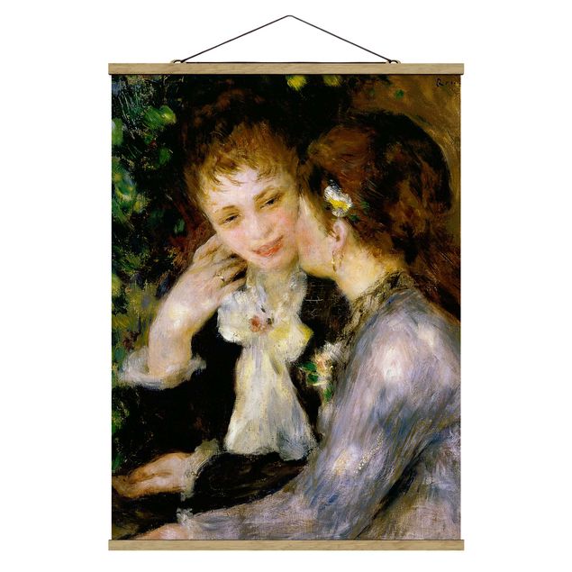 Stoffbilder mit Posterleisten Auguste Renoir - Bekenntnisse