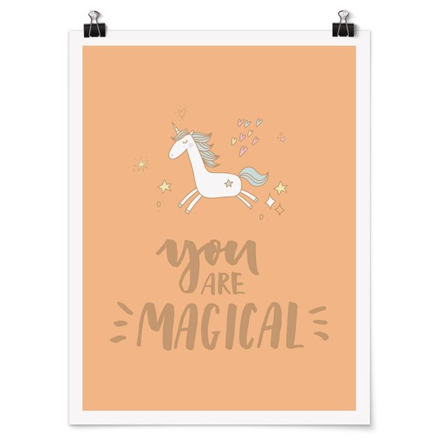 Poster - You are magical Unicorn - Hochformat 3:4