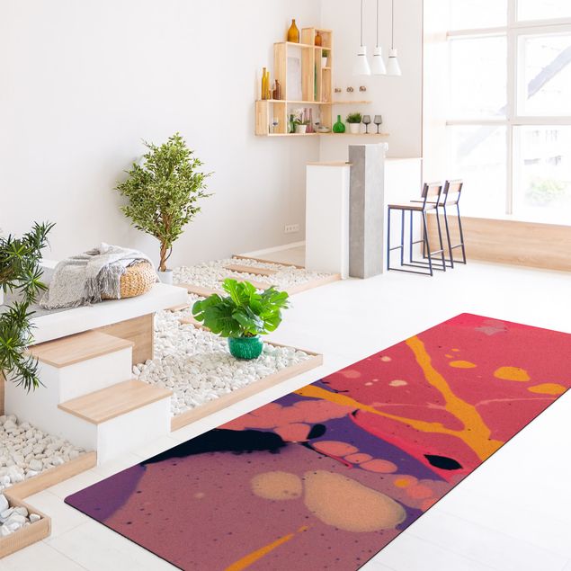 Teppich abstrakt Abstrakte Farblandschaft