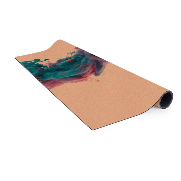 Teppiche groß Abstrakte flüssige Farbe