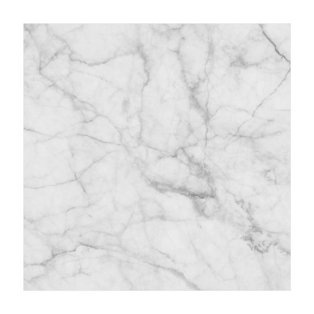 Vinyl-Teppich - Bianco Carrara - Quadrat 1:1