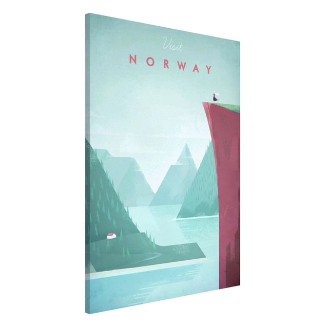 Magnettafeln Natur Reiseposter - Norwegen