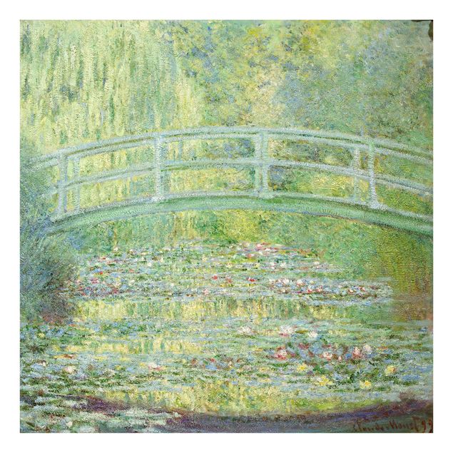 Spritzschutz Küche Claude Monet - Japanische Brücke