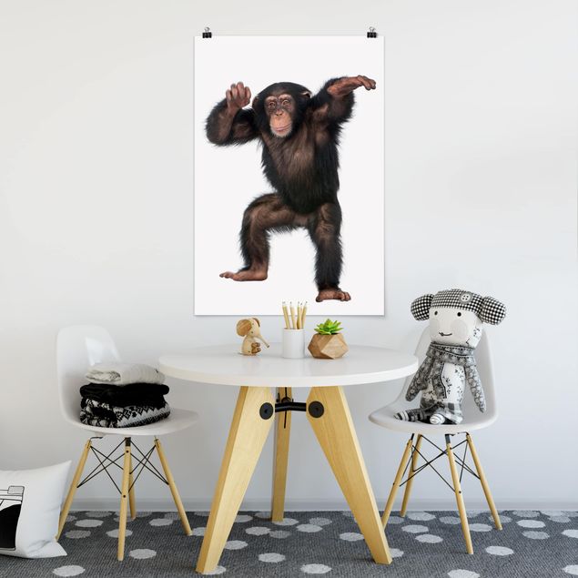 XXL Poster Vergnügter Affe