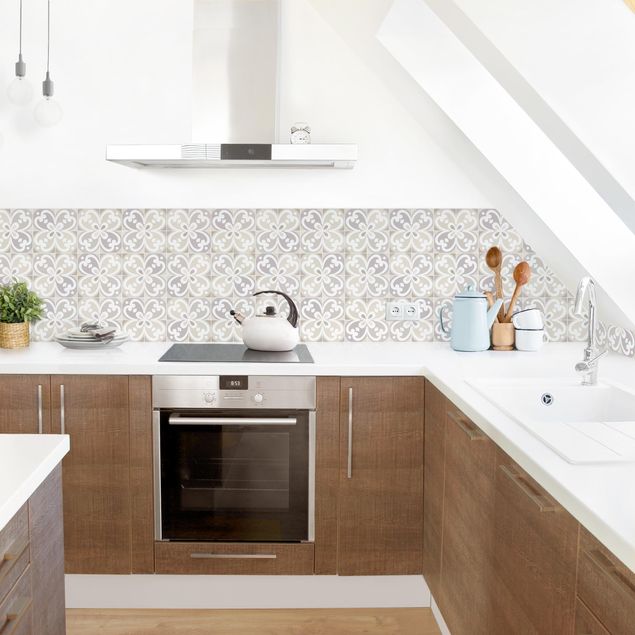 Küchenspiegel Geometrische Fliesen - Mantua