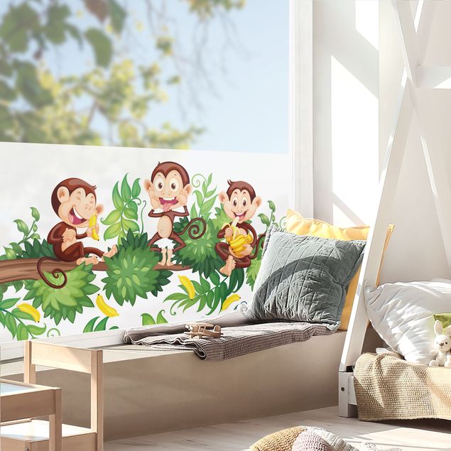 Monika Strigel Poster Affenfamilie