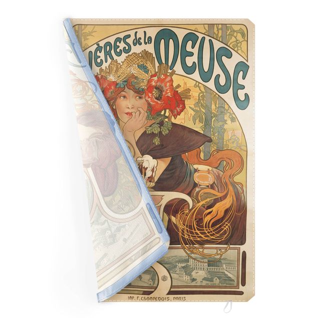 Wandbilder Alfons Mucha - Plakat für La Meuse Bier