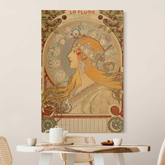 Art Deco Poster Alfons Mucha - Sternkreiszeichen