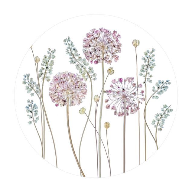Vinyl-Teppich Allium Illustration