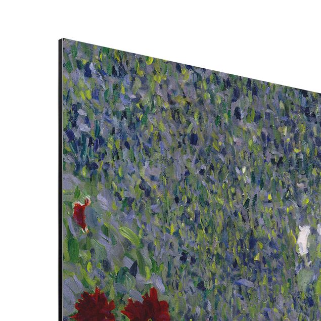 Alu-Dibond Bild - Gustav Klimt - Bauerngarten
