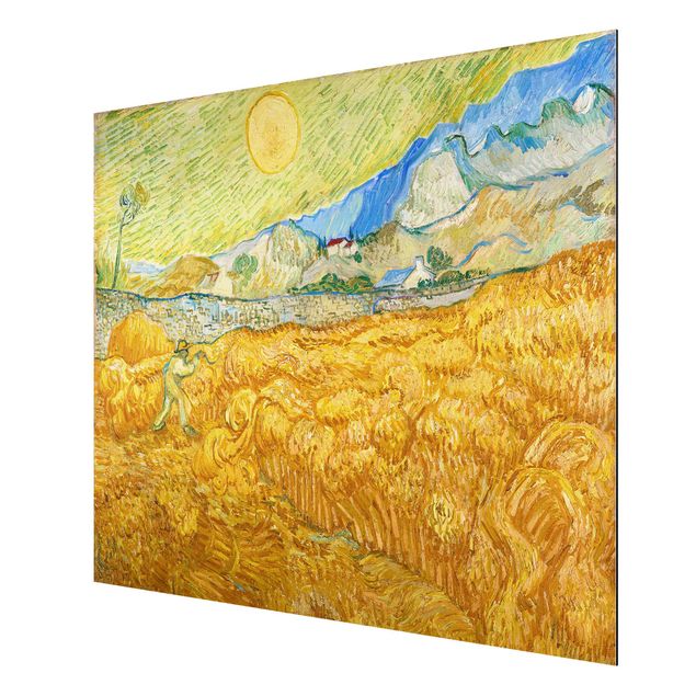 schöne Bilder Vincent van Gogh - Kornfeld mit Schnitter