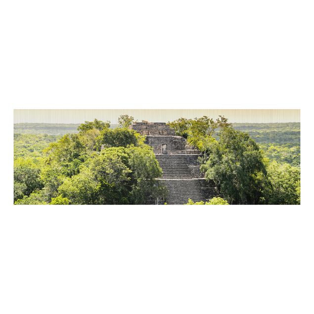 Alu Dibond Bilder Pyramide von Calakmul