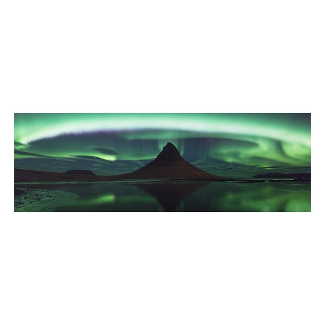 Alu Dibond Bilder Polarlicht in Island