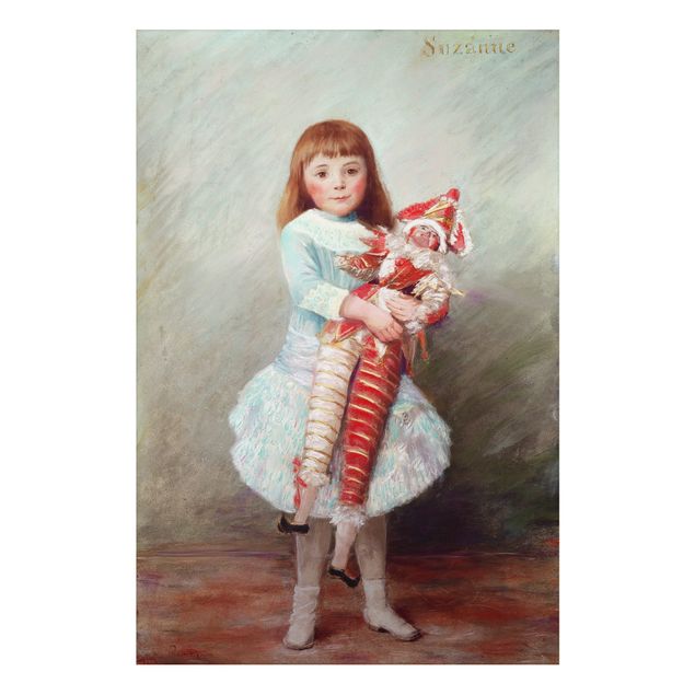 Renoir Gemälde Auguste Renoir - Suzanne mit Harlekinpuppe