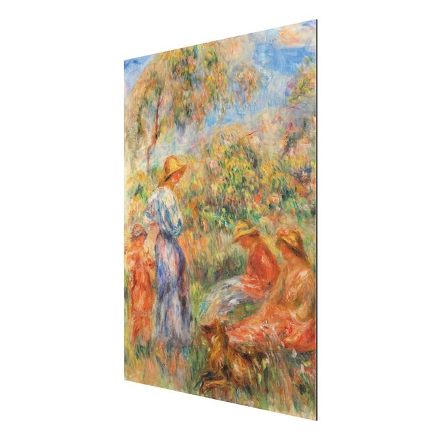 schöne Bilder Auguste Renoir - Landschaft mit Frauen und Kind