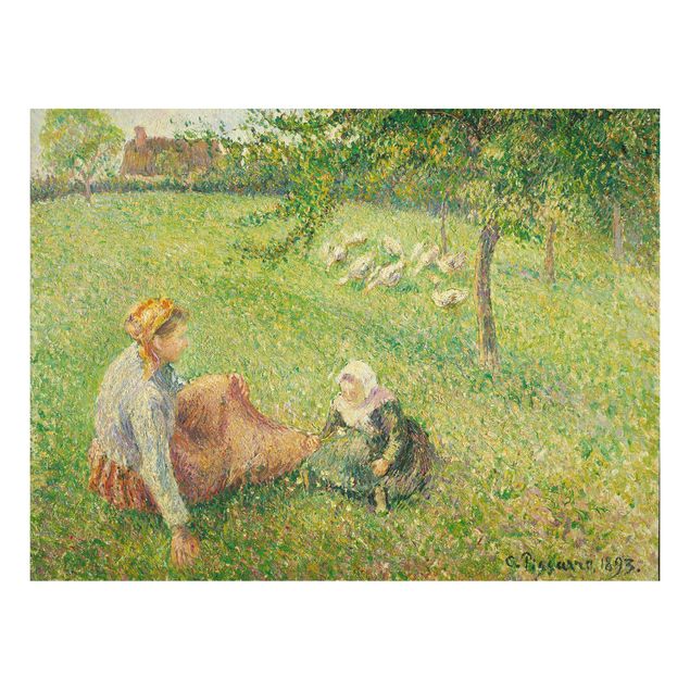 Pissaro Gemälde Camille Pissarro - Gänsehirtin