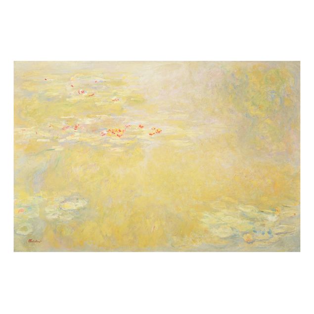 Alu Dibond Druck Claude Monet - Seerosenteich