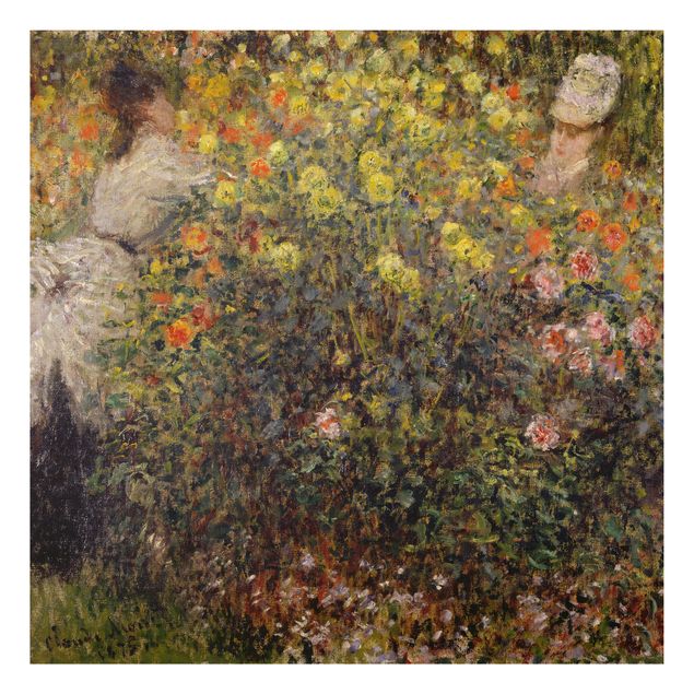 Wandbilder Claude Monet - Blumengarten