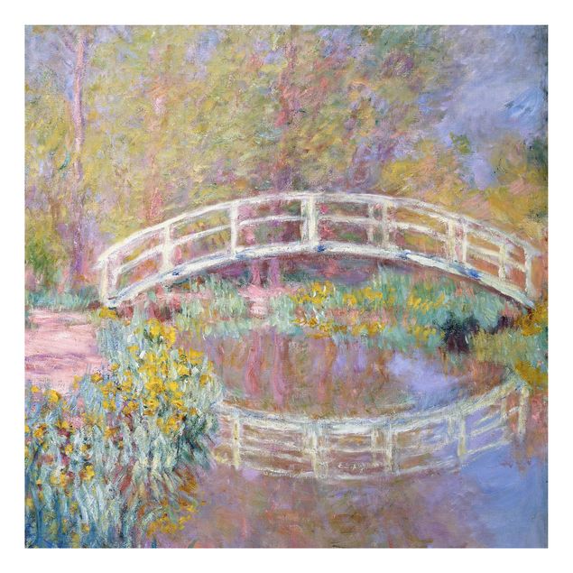 Wandbilder Claude Monet - Brücke Monets Garten